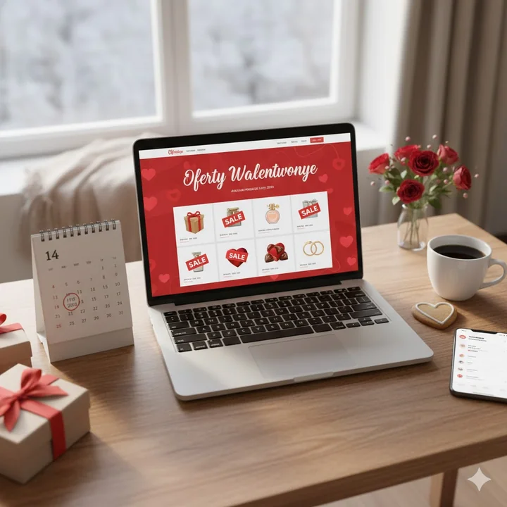 Oferty walentynkowe w gazetkach