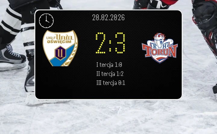 [HOKEJ] Tauron Hokej Liga – Unia Oświęcim – KH Energa Toruń 2:3