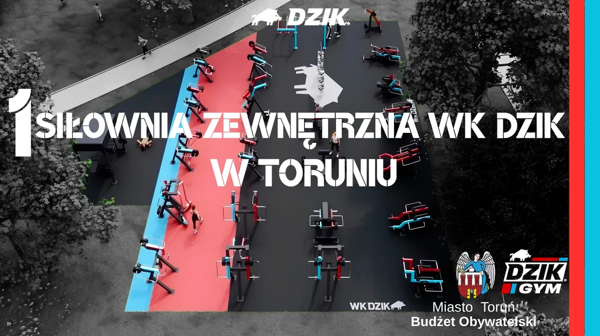 Grafika promocyjna wydarzenia Głosowanie Budżet Obywatelski 2027: siłownia WK Dzik