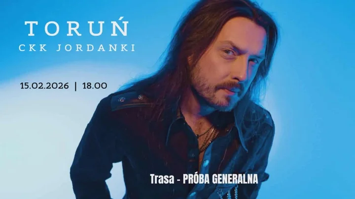 Grafika promocyjna wydarzenia Koncert Piotr Cugowski — Toruń, 15 lutego 2026