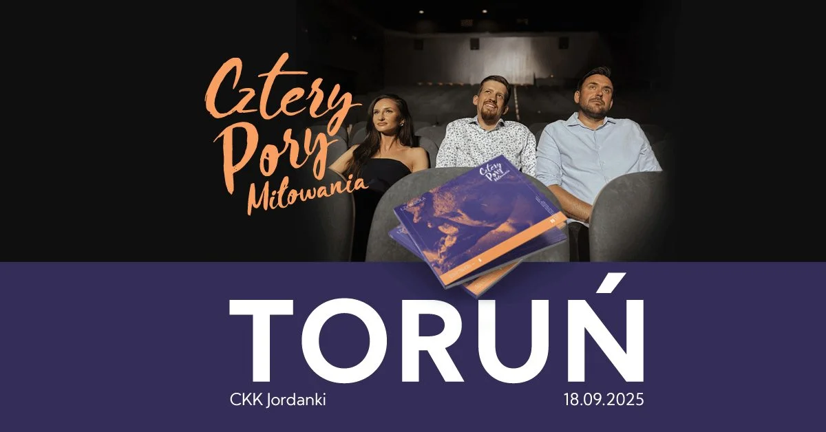 Grafika promocyjna wydarzenia Koncert zespołu Cztery Pory Miłowania w Toruniu