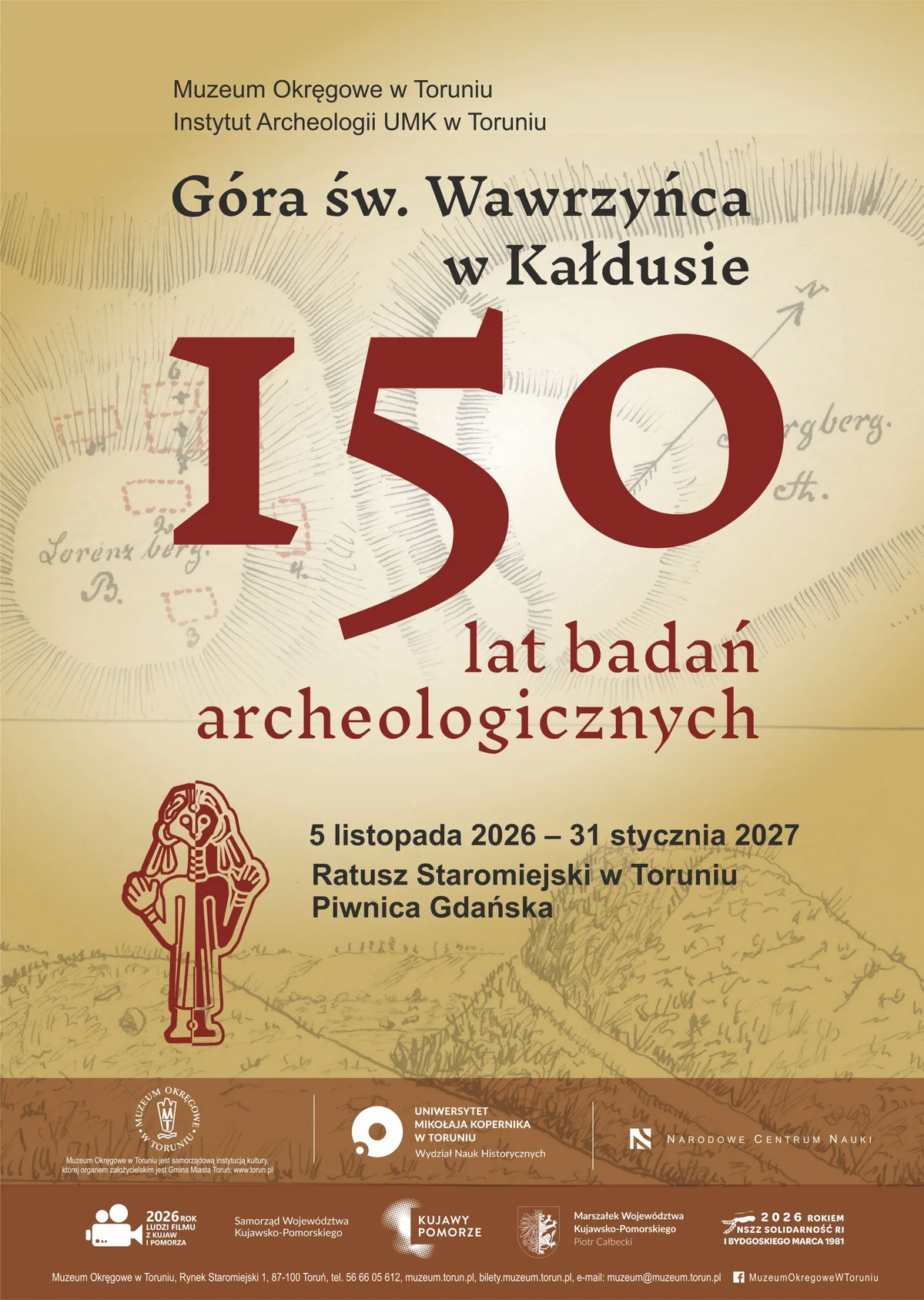 Grafika promocyjna wydarzenia Konferencja i wystawa o Górze św. Wawrzyńca w Toruniu