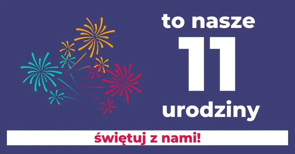 Grafika promocyjna wydarzenia parkrun Toruń: urodzinowa edycja