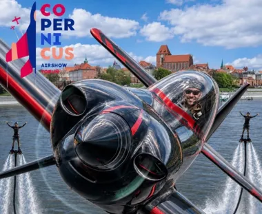 Grafika promocyjna wydarzenia Copernicus Airshow Toruń