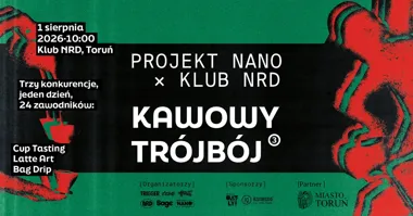 Grafika promocyjna wydarzenia Kawowy Trójbój