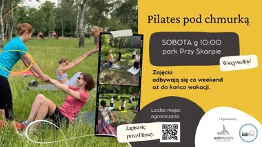 Grafika promocyjna wydarzenia PILATES POD CHMURKĄ - SKARPA w Toruniu