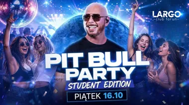 Grafika promocyjna wydarzenia PITBULL Party w Largo Club