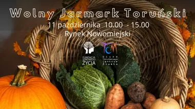 Grafika promocyjna wydarzenia Wolny Jarmark Toruński