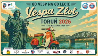 Zakończenie parady Vespa Toruń