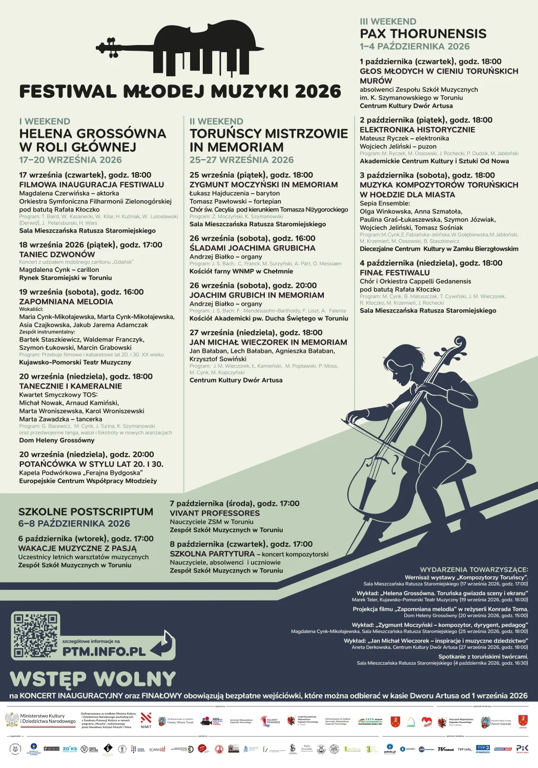 Grafika promocyjna wydarzenia VI Festiwal Młodej Muzyki