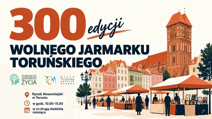 Wolny Jarmark Toruński ma już 300 edycji. Spotkania trwają od 2015 roku