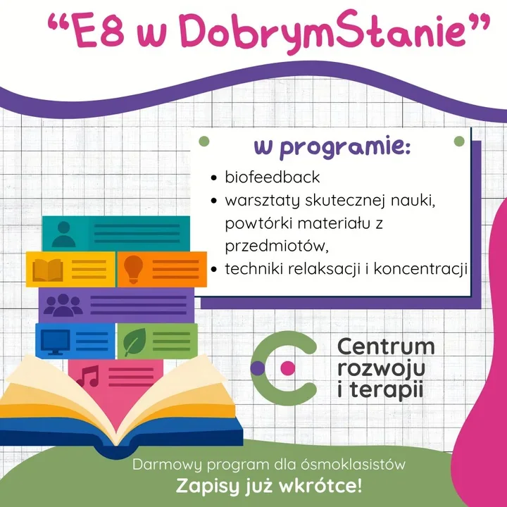 Bezpłatne zajęcia dla ósmoklasistów w Toruniu. Trzy moduły wsparcia