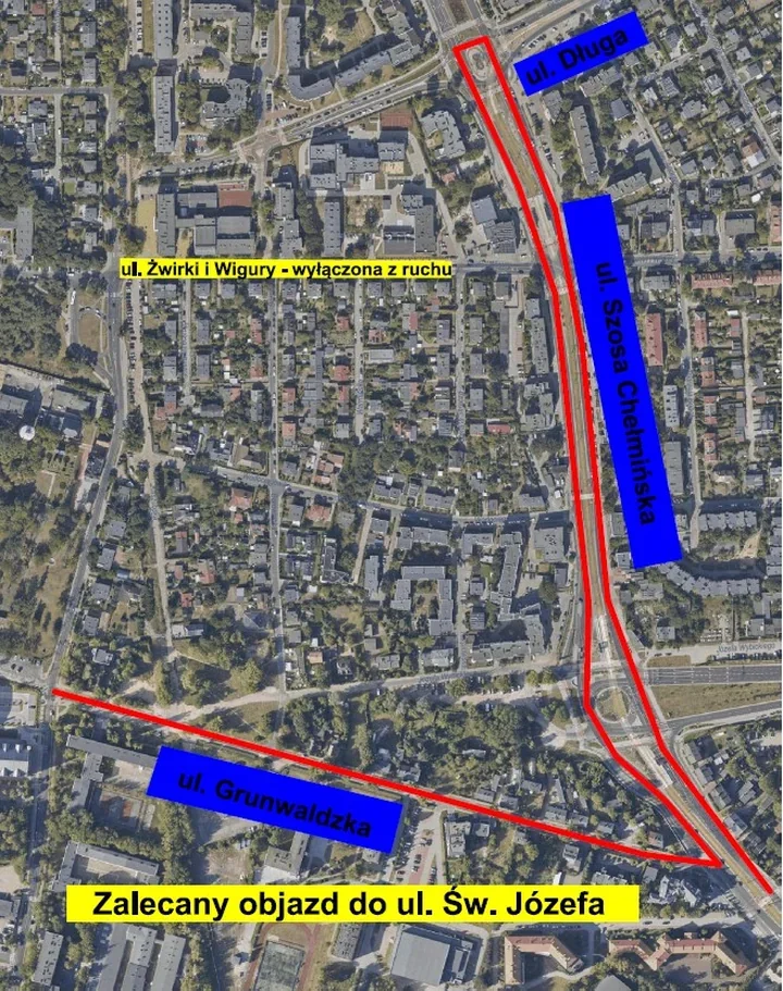 Duże zapadlisko na Żwirki i Wigury zniknie przy okazji remontu