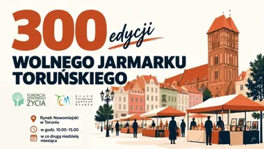 Wolny Jarmark Toruński ma już 300 edycji. Spotkania trwają od 2015 roku