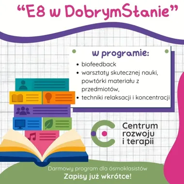 Bezpłatne zajęcia dla ósmoklasistów w Toruniu. Trzy moduły wsparcia