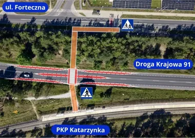 JAR zyska bezpieczne dojście do Katarzynki. Piesi dostaną azyl