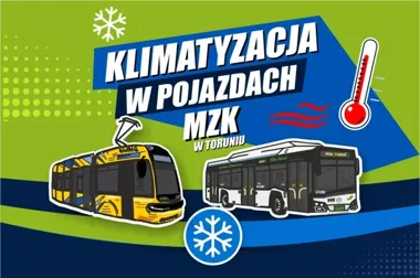 W upałach klimatyzacja ma pierwszeństwo. MZK wyjaśnia zasady w Toruniu