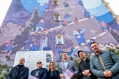Mural o Wilhelminie Iwanowskiej zyskał drugi głos na Podgórzu