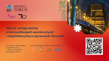 Jesienne konsultacje w Toruniu obejmą drogi, szkołę i sprawy dzieci