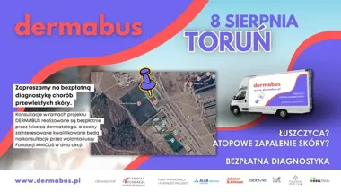Dermabus w Toruniu. Bezpłatne badania skóry bez skierowania