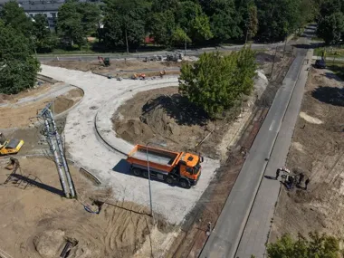 Remont Okólnej i budowa ronda nabierają tempa. Widać zakres zmian
