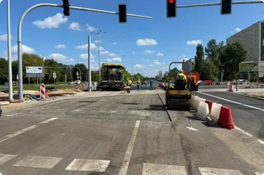 Szosa Lubicka znów przejezdna na pięciu pasach. Prace skończyły się wcześniej