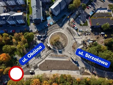 Nowe rondo z utrudnieniami. Zamknięty wlot od strony Podgórskiej