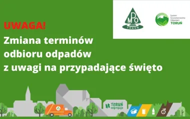 Śmieciarki w Toruniu zmienią trasę po świętach wielkanocnych