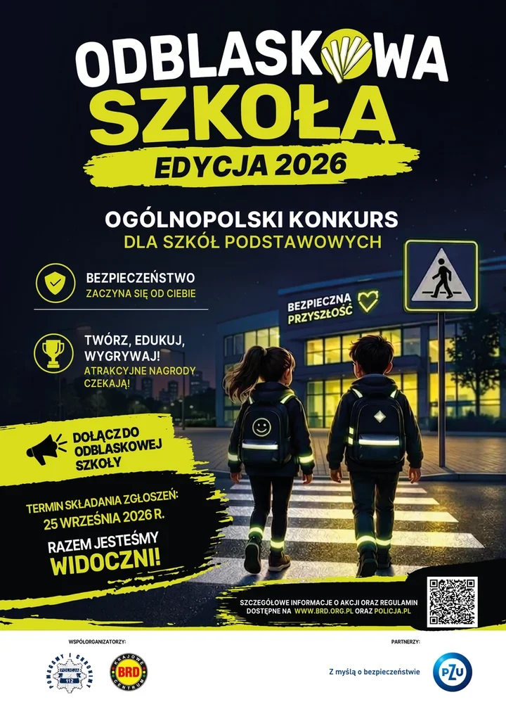 Szkoły z regionu mają czas do 25 września - rusza „Odblaskowa szkoła”