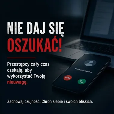 Jedno kliknięcie i konto znika - policja ostrzega przed falą oszustw