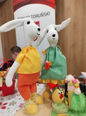 Wielkanocne stoisko w starostwie pokazało siłę pracy podopiecznych