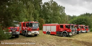 Leśne manewry strażaków pod Łysomicami. Będzie dym i syreny