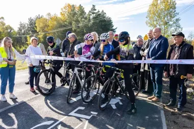 Pod Toruniem otwarto nową drogę rowerową. Cały projekt ma 9,19 km